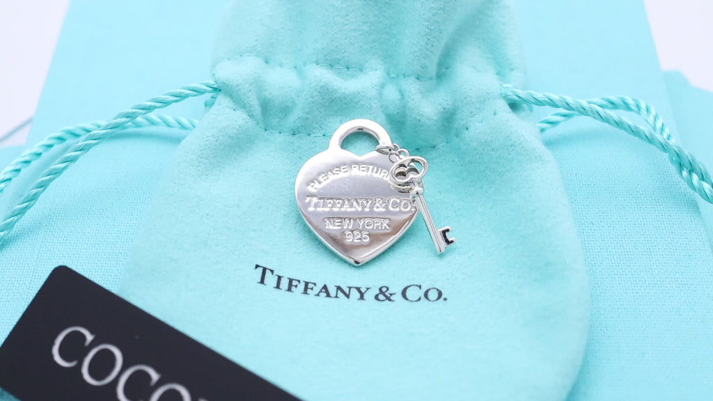 TIFFANY&Co. リターン トゥ ティファニー ハート タグ キー ペンダント チャーム AG925