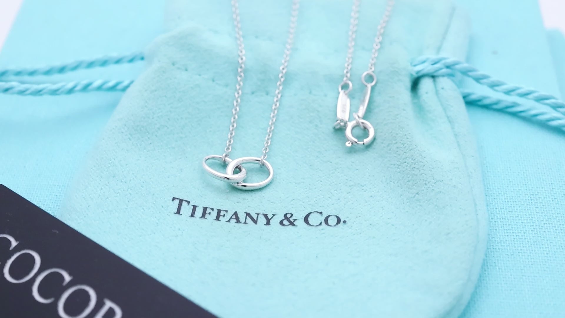 TIFFANY&Co. ダブル ループ エルサペレッティ ネックレス AG925