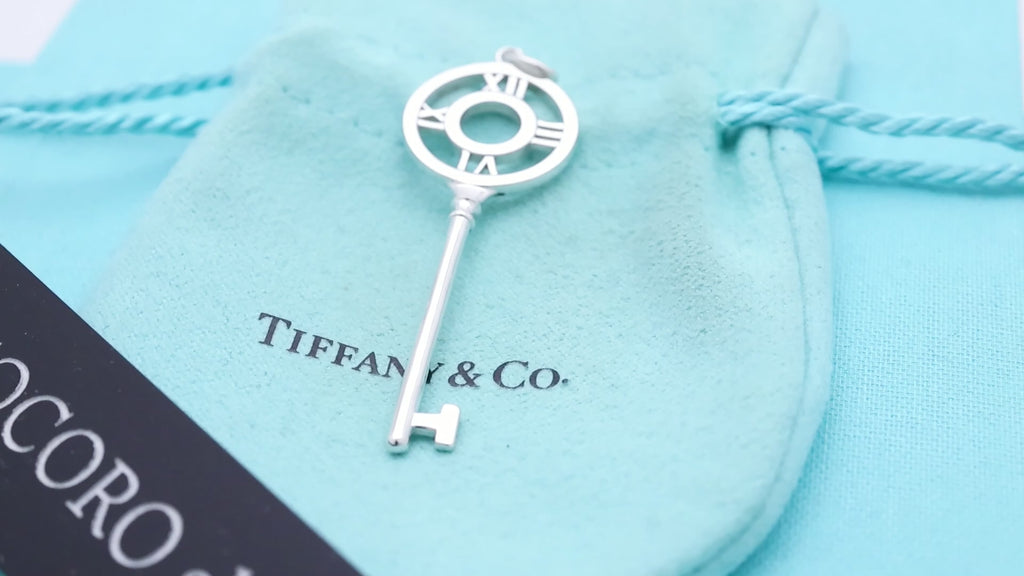 TIFFANY&Co. オープン アトラス キー チャーム AG925