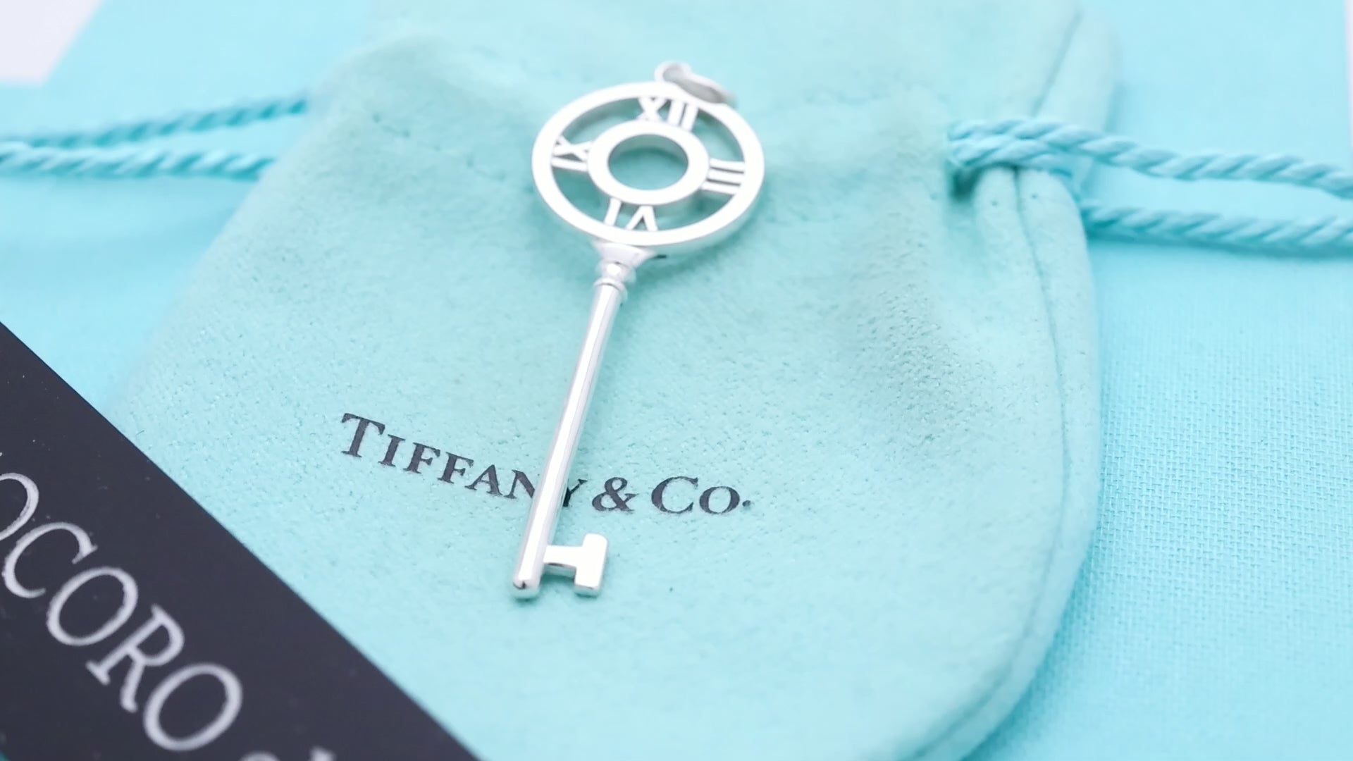TIFFANY&Co. オープン アトラス キー チャーム AG925