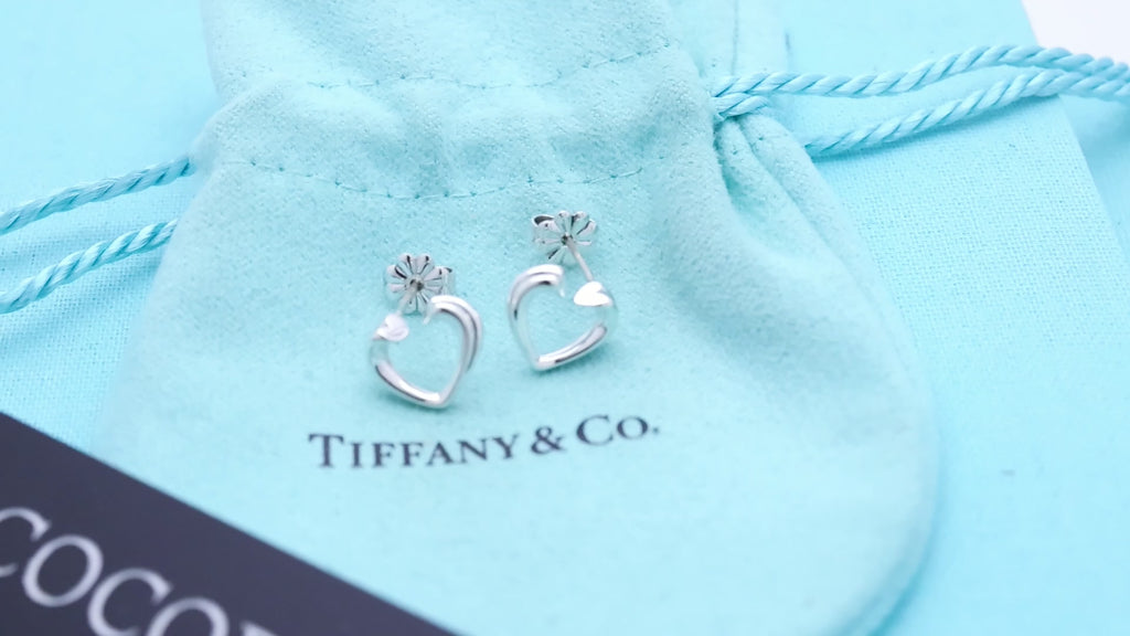 TIFFANY&Co. テンダネス ハート パロマピカソ スタッド ピアス AG925