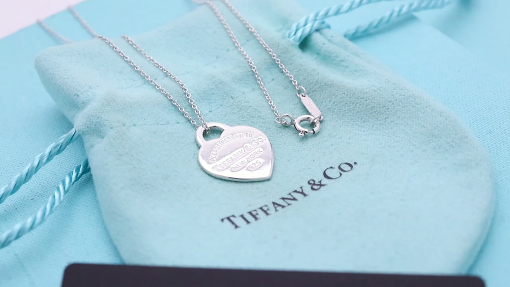 TIFFANY&Co. リターントゥ ティファニー ハート タグ ネックレス AG925