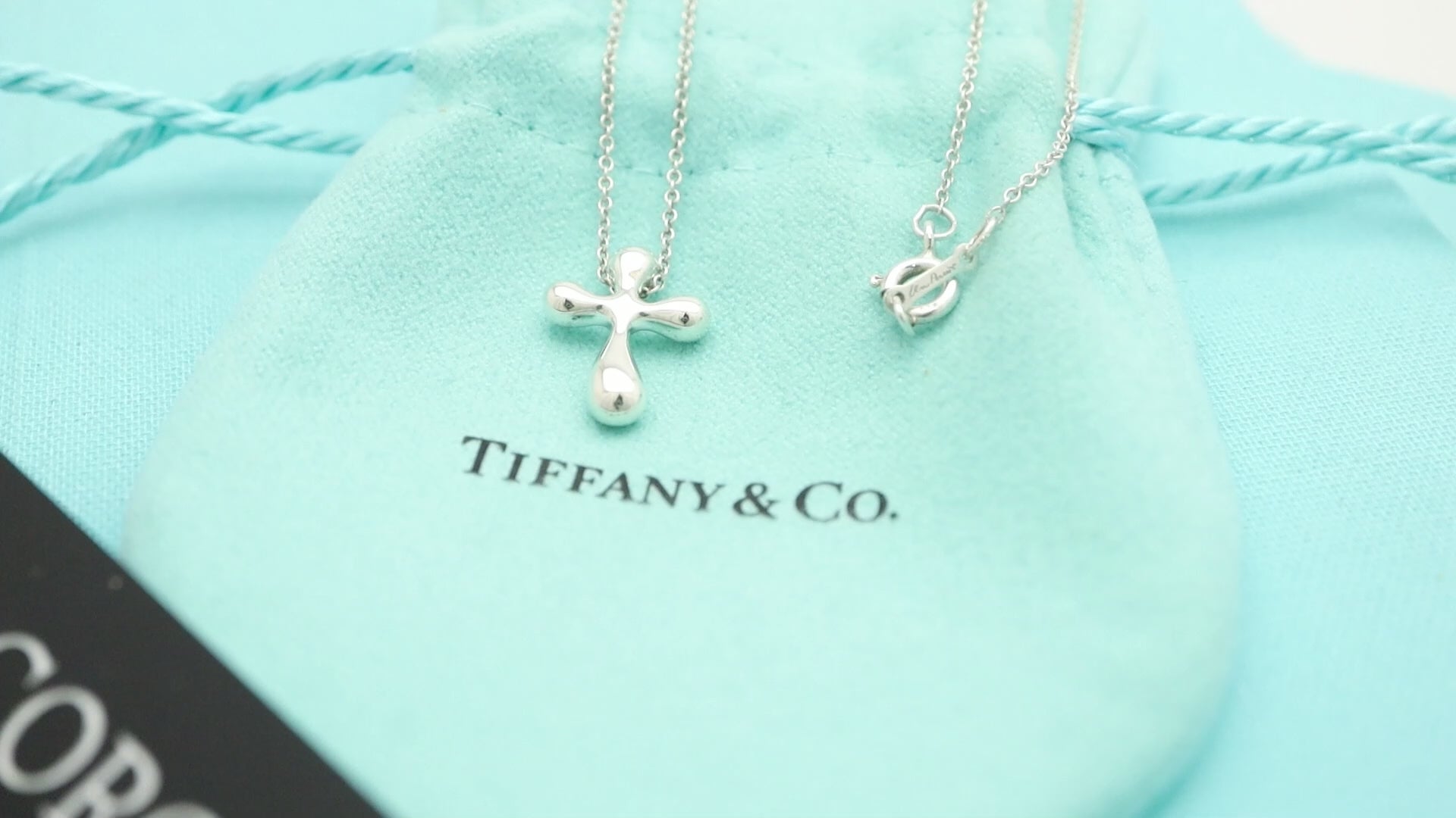 TIFFANY&Co. クロス エルサペレッティ ネックレス AG925