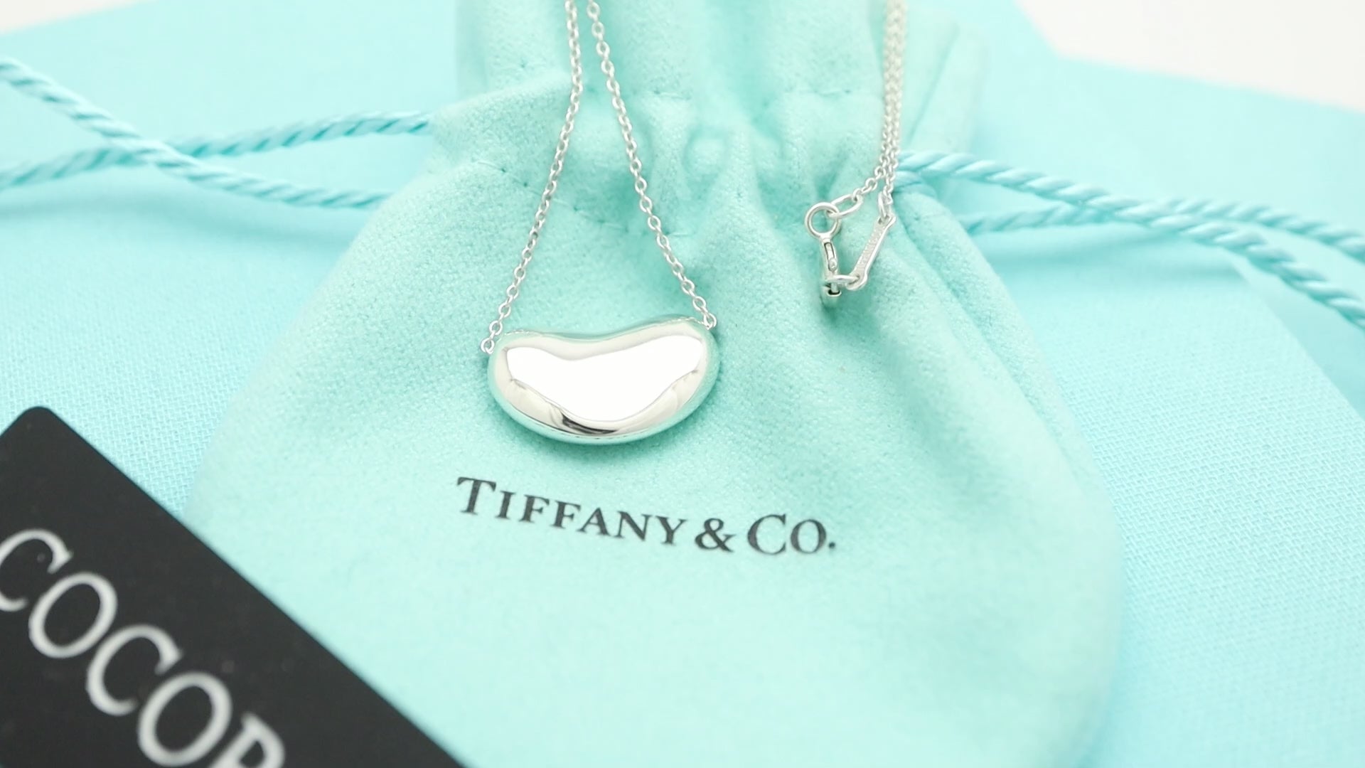 TIFFANY&Co.ラージ ビーン エルサペレッティ ネックレス AG925