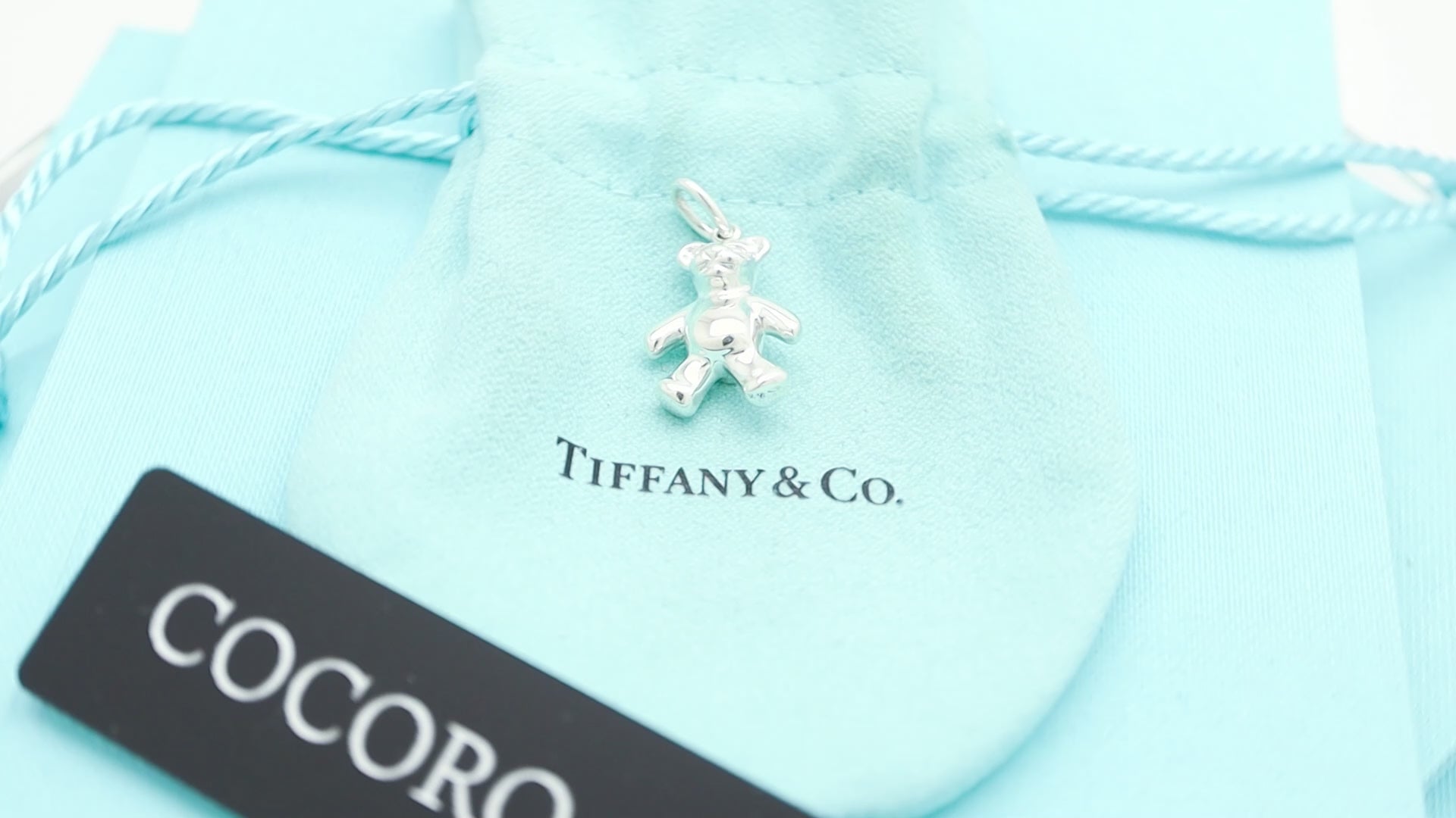 TIFFANY&Co. クマ テディベア チャーム AG925