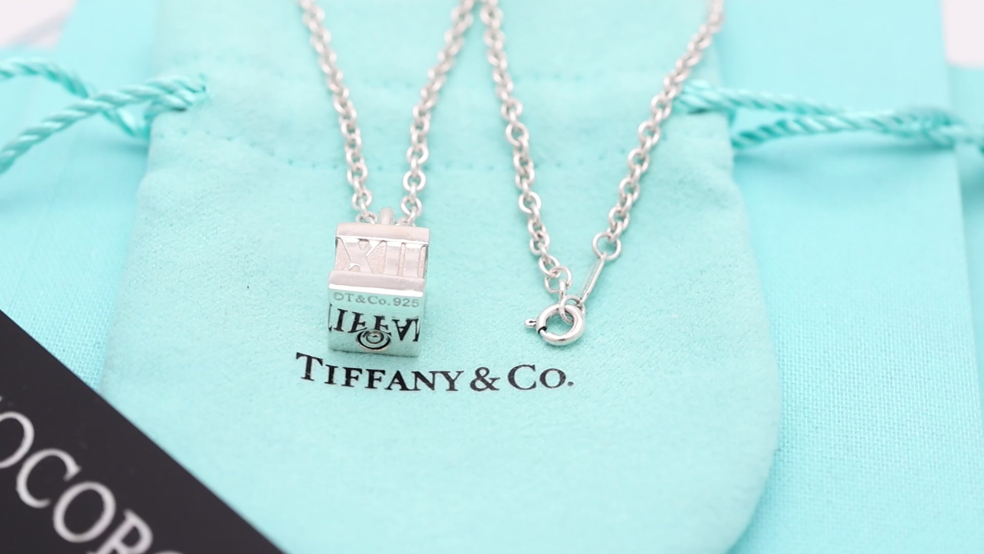 TIFFANY&Co. アトラス ロック キューブ ネックレス AG925
