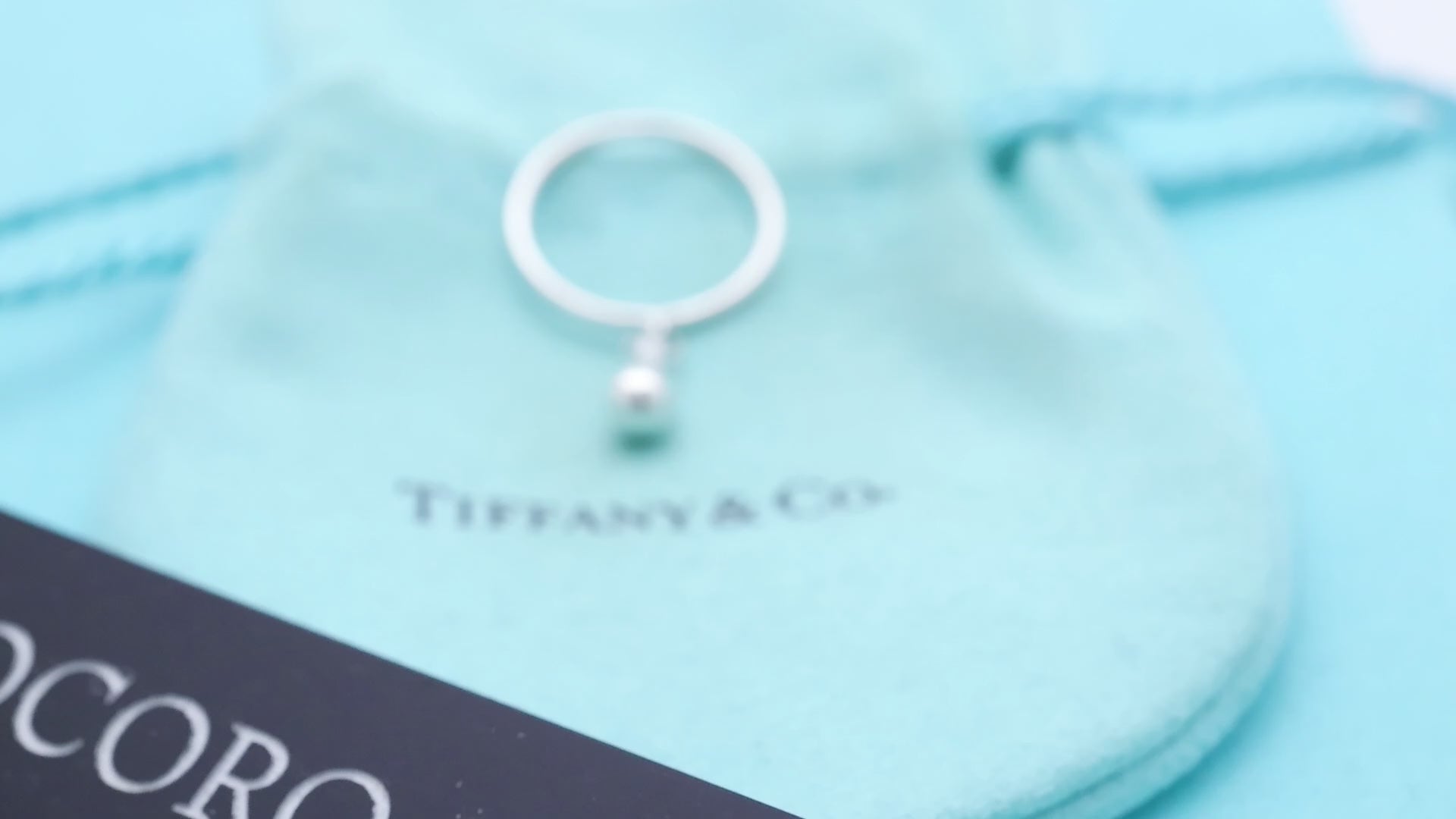 TIFFANY&Co. ティアドロップ エルサペレッティ ドロップ リング 10 号 AG925