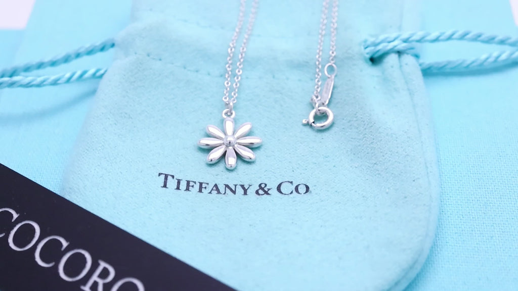 TIFFANY&Co.デイジー フラワー 花 ネックレス AG925