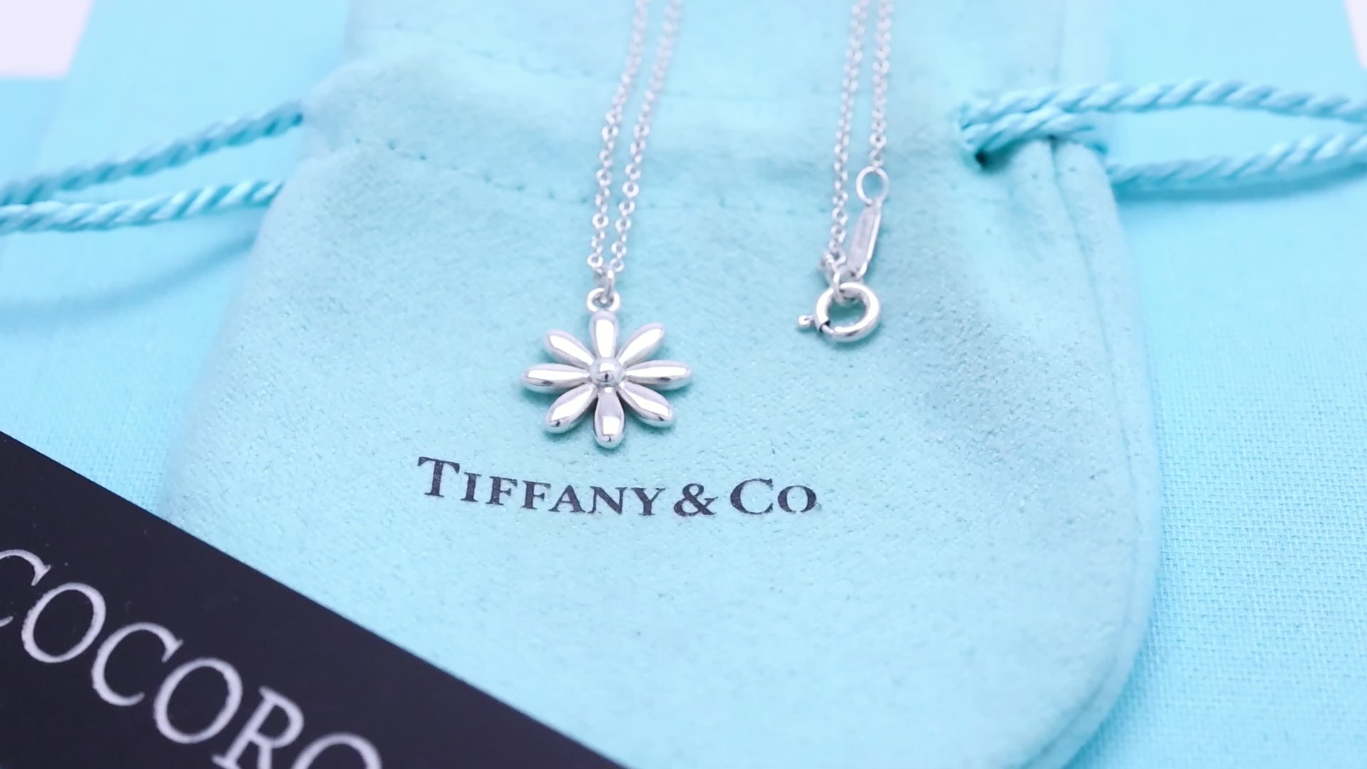 TIFFANY&Co.デイジー フラワー 花 ネックレス AG925