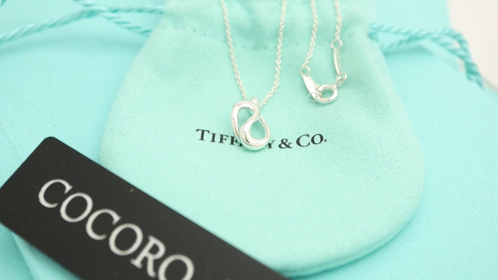 Tiffany & Co. Puff Heart Pendant Necklace Sterling Silver 925