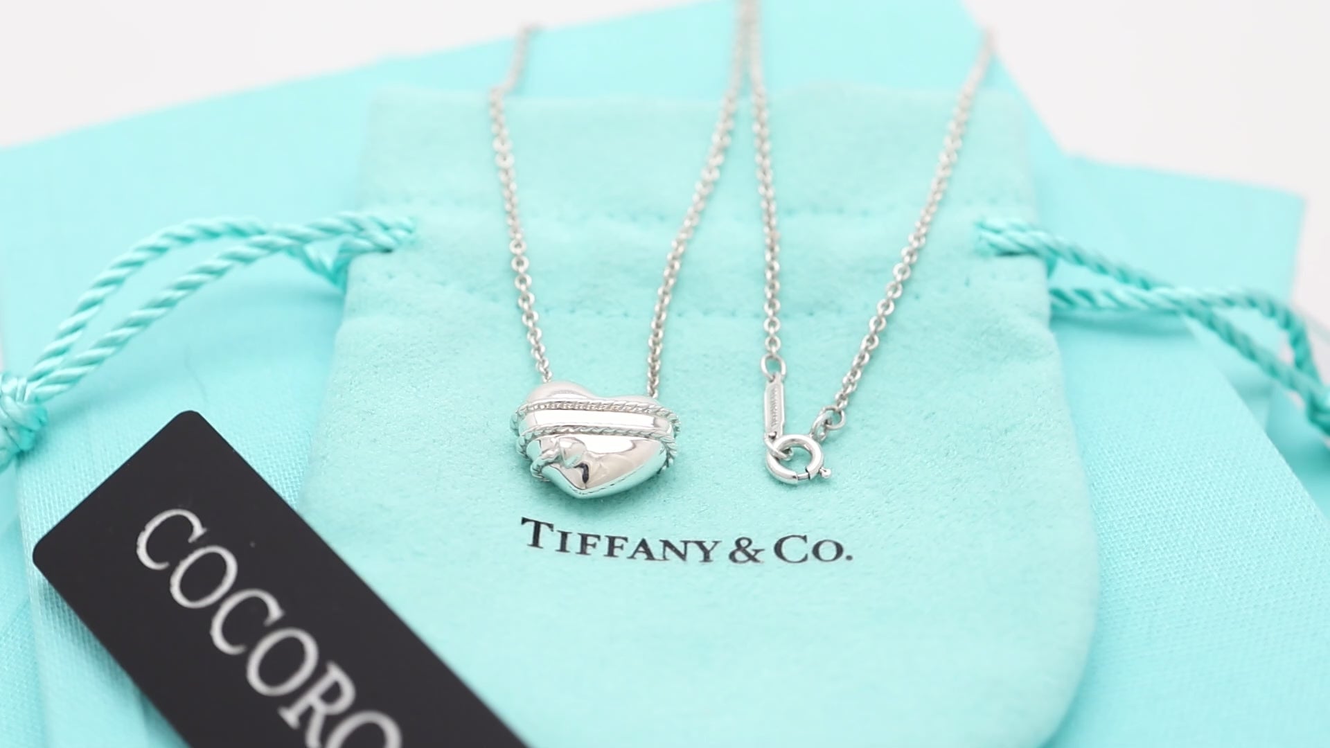 TIFFANY&Co. ハート アロー ネックレス AG925