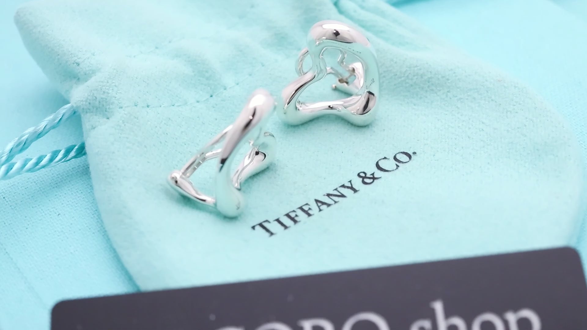 TIFFANY&Co. オープンハート エルサペレッティ クリップ イヤリング AG925