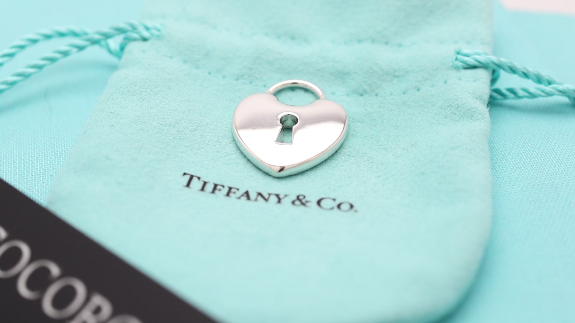 TIFFANY&Co. ラージ ハート ロック チャーム AG925