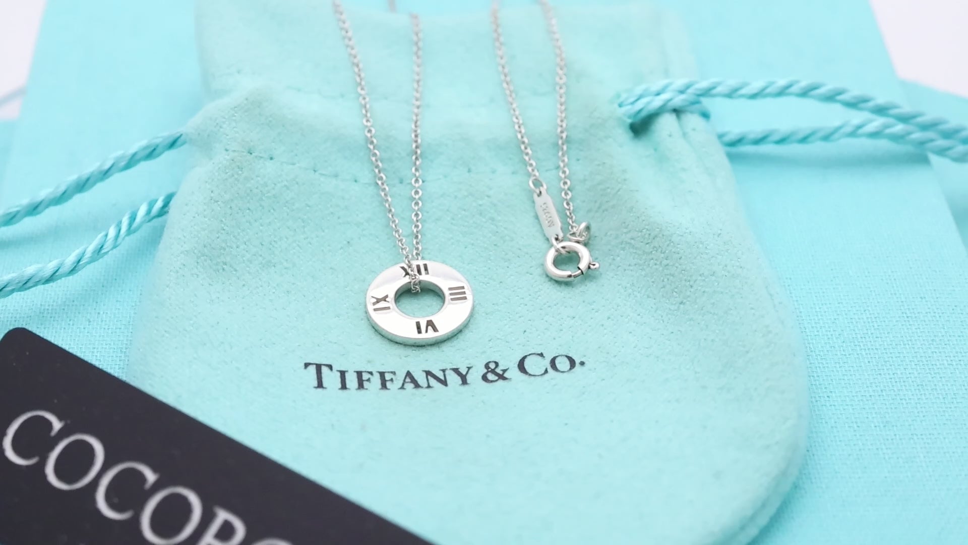 TIFFANY&Co. アトラス ピアスド サークル ネックレス AG925