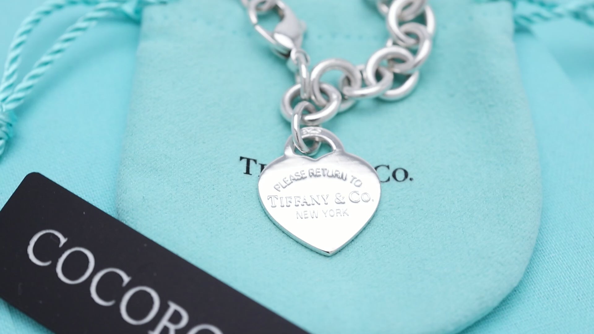 TIFFANY&Co. リターントゥ ティファニー ハート タグ チェーン ブレスレット AG925