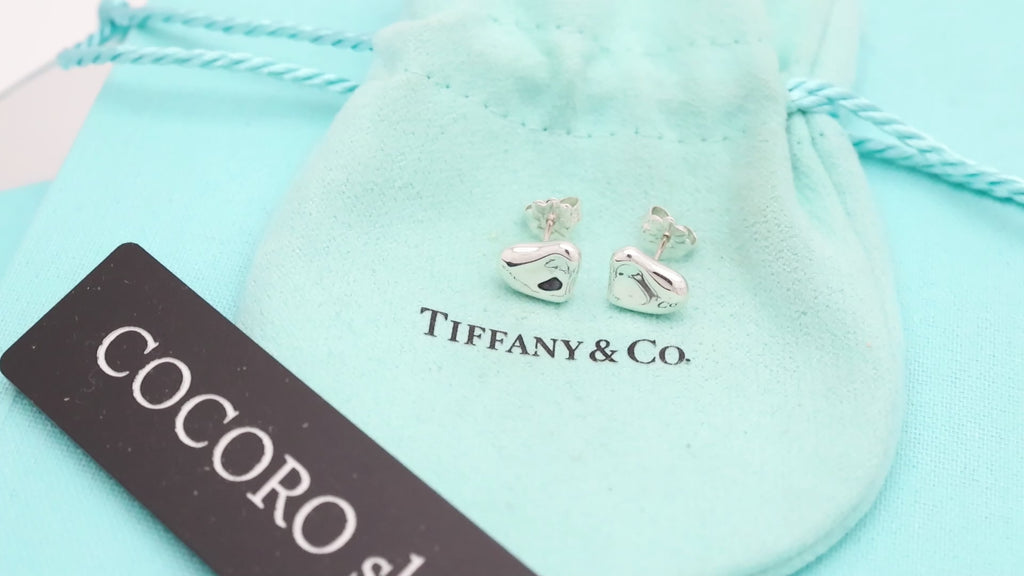 TIFFANY&Co. フルハート エルサペレッティ スタッド ピアス AG925