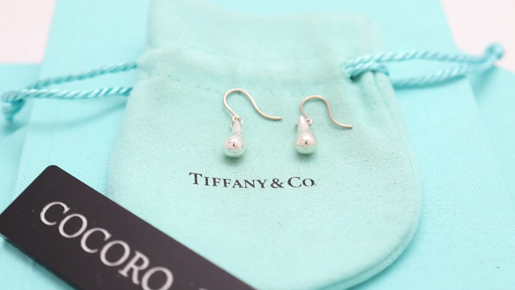 TIFFANY&Co. ティアドロップ エルサペレッティ フック ピアス AG925