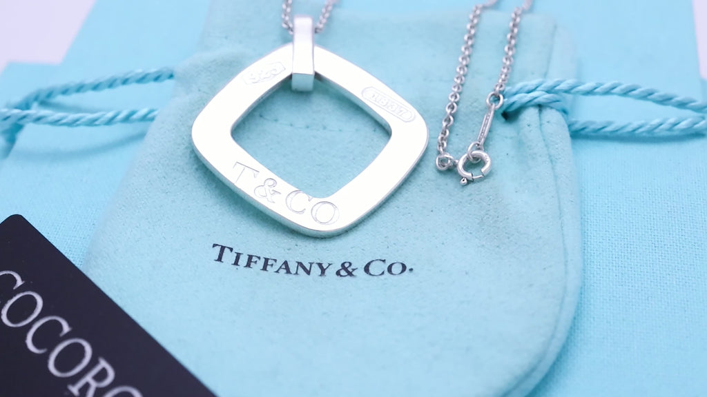 TIFFANY&Co. 1837 モンタージュ スクエア ネックレス AG925