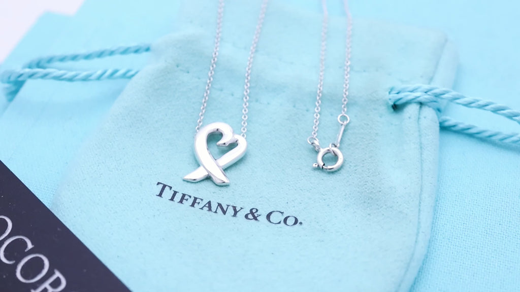 TIFFANY&Co. ラビングハート パロマピカソ ネックレス AG925