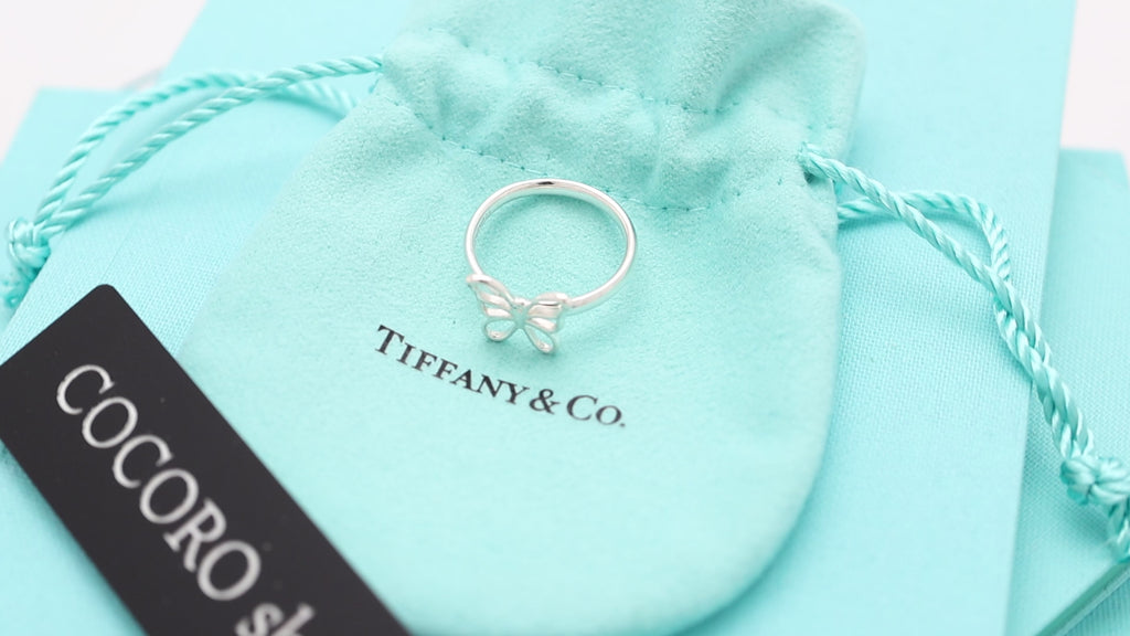 Tiffany & Co. Picasso Half Moon Stud Earrings Sterling Silver 925 