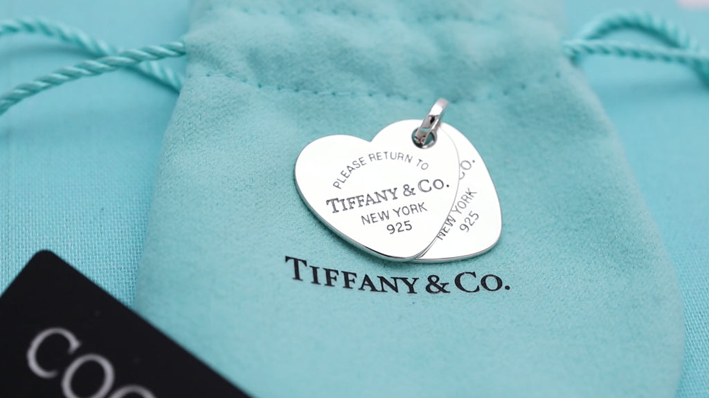 TIFFANY&Co. リターントゥ ティファニー ダブル ハート タグ チャーム AG925