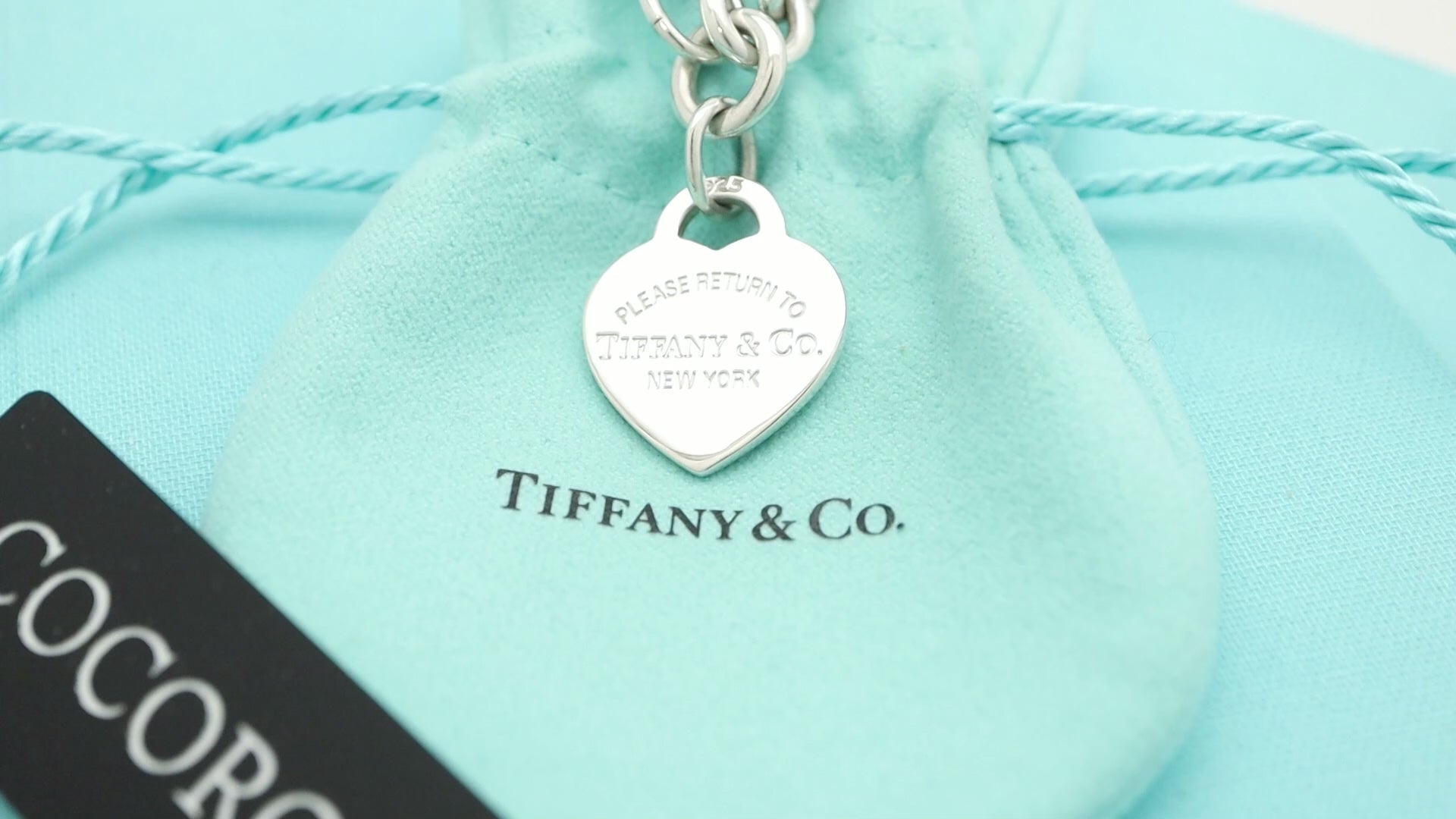 TIFFANY&Co. リターントゥ ティファニー ハート タグ チェーン ブレスレット AG925