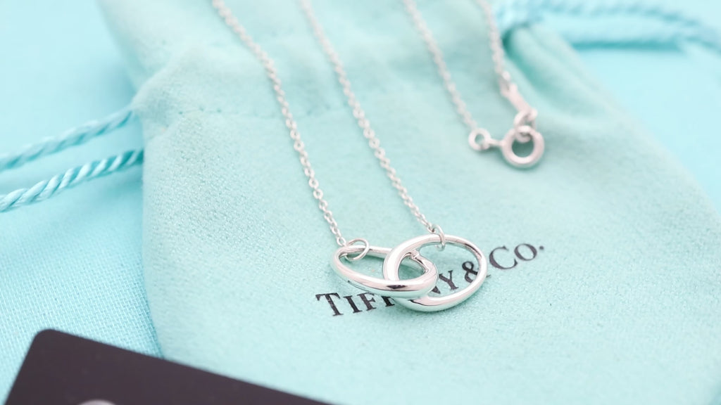 TIFFANY&Co. ダブル ループ エルサペレッティ ネックレス AG925
