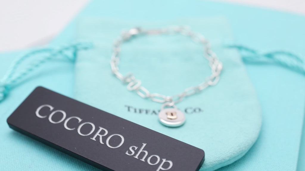 TIFFANY&Co. ラウンド キーホール オーバル リンク チェーン ブレスレット