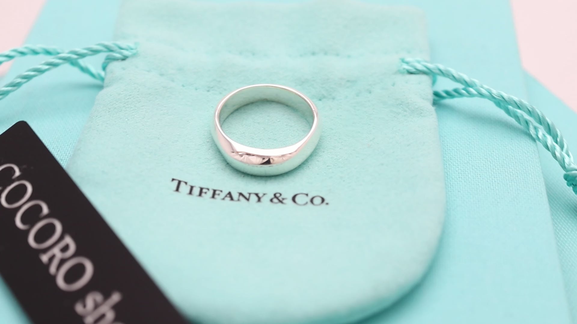 Tiffany & Co. Knife Edge Ring Size 8-8.25 Ring Sterling Silver 925