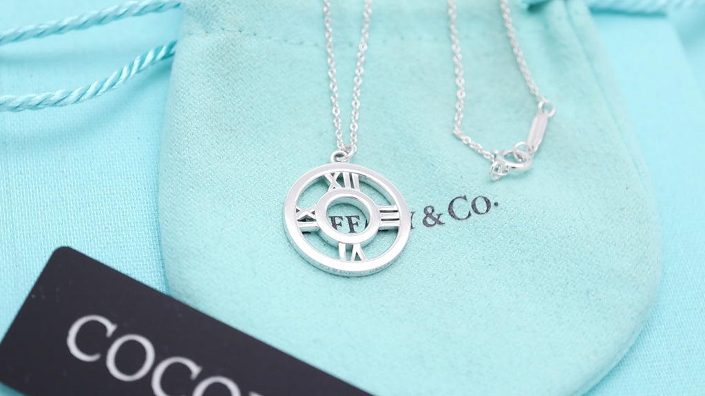 TIFFANY&Co. オープン アトラス サークル ネックレス AG925