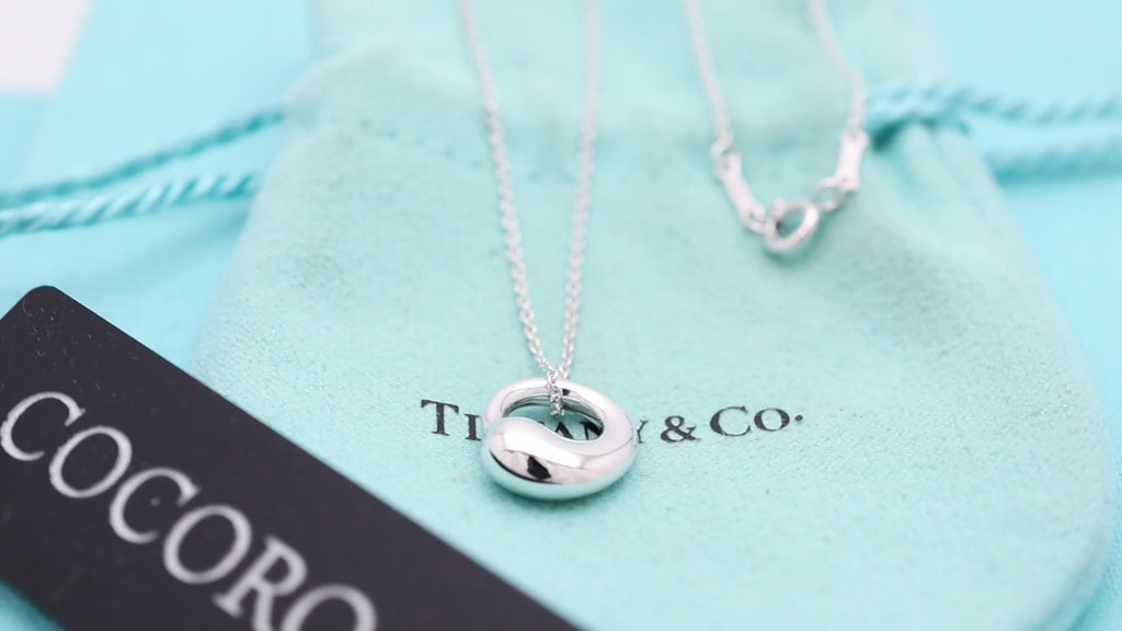 TIFFANY&Co. エターナル サークル エルサペレッティ ネックレス AG925