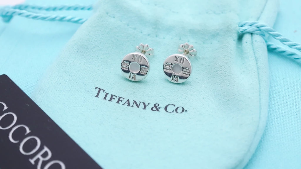TIFFANY&Co. アトラス ピアスド サークル スタッド ピアス AG925