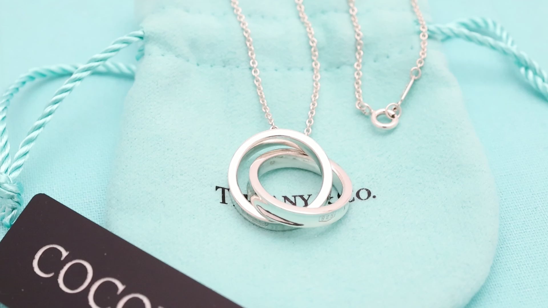 TIFFANY&Co. 1837 インターロッキング サークル ラリアット ネックレス AG925